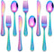 HaWare 9-Piece Kids Silverware Set, Stainless Steel Hammered Flatware, Includes 3 Spoons, 3 Forks, 3 Knives for