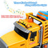 Dwi Dowellin Toy Truck Transport Cars Carrier with Racing Car for Kids Toddlers, Birthday Gifts for Boys Age 3-6