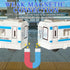 Set, 3 Pack 4 OTONOPI Toy Train Die-cast Bullet Train with Magnetic Connectors, Subway High Speed Locomotive Toy Car
