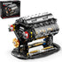 V8 Engine Building Blocks Sets, Mini V8 Engine Model Kit That Runs