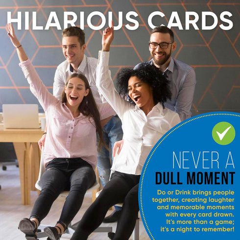 Do or Drink Let's Get Personal - Conversation Cards for Adults, 250 Cards for Game Night and Fun Drinking Game