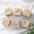 6 Bedroomm Pcs Ocean Animal Nursery Decor Blocks Wooden Shelf Decor for Baby Nursery Room Kids