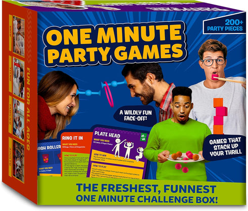 One Minute Party Games - 200+ Pieces, Fast-Paced & Hilarious Group Games