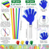 120 Pcs Musical Instruments Learning Toy - Includes Egg Shakers, Sand Hammers, Maracas, Clappers, and More