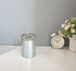 Metal Piggy Bank for Adults & Kids, No Break to Open, Easy-Open-End Lid, Silver