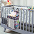 Accmor Hanging Baby Diaper Caddy Organizer, Diaper Stacker, Baby Crib Hanging Classified Storage Bag Organizer for Changing Table, Crib, Playard or Wall & Nursery Organization, Black by Accmor