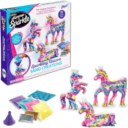 Shimmer n Sparkle Sparkling Unicorn Sand Art Kit for Kids for Ages