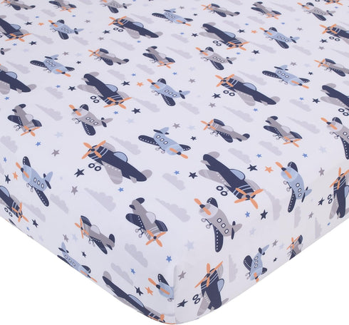 Little Love by NoJo Soar High Little One Navy, Light Blue, Orange,