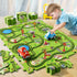 Bennol 56 Jigsaw Puzzle Race Track Car Set, Toddler Toys for Boys Age 2-5, Gifts for Kids