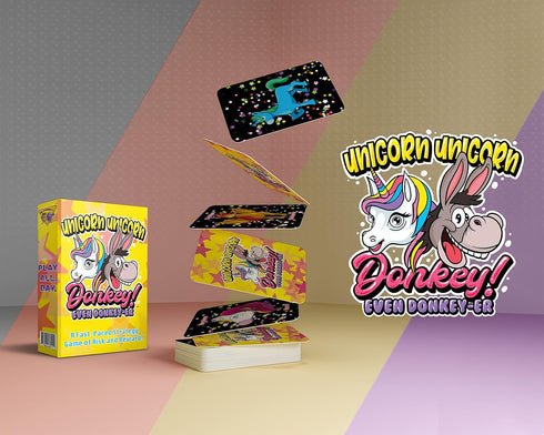 Unicorn Donkey! Even Donkey-er - Fun Card Game for Kids & Families, 2022 Creative Child Game of The Year