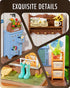 DIY Miniature House Kit, Dreamy Garden House for Adults, Mini House Making Kit with Furnitures