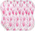 Bulletgxll Set 4, Valentine Heart Pattern Unisex Baby Burp Cloths of Soft Absorbent Organic Cotton Muslin Burping