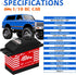 IP67 40KG 25T 1/12 1/10 1/8 Hobby Fans RC Digital Servo, Waterproof Metal Gear Servo High Torque Servo with Servo Horn