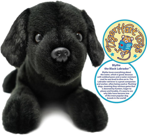 12 Inch TigerHart Blythe The Black Lab - Stuffed Animal Plush