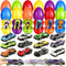 Shemira 12 Pack Easter Eggs Filled with Die-cast Racing Cars for Kids