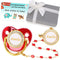 Customized Pacifier with Name, Personalized Pacifier Clip Set with Gift Box, Glitter