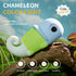 Myratts Dimmable Night Light for Kids, Cute Soft Silicone Chameleon Lamp, Timer Nursery Portable Kawaii Lamps, Bedside