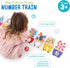 Banana Panda Make-a-Match Number Train Floor Puzzle - Learn Numbers 1-10 with 30 Large Pieces for Ages 3-5