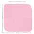 12 Pack 100% 7.8" 7.8" Small Baby Washcloths Cotton Thin Soft x Terry Cloth for Baby Face Bath Burp Travel Lightweight