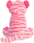 10 Inches Aurora Adventurous Destination Nation Tiger Stuffed Animal - Global Exploration - Learning Fun - Pink