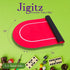 Jigitz Poker Mat - 70 x 35in Non-Slip Game Mat with Black Carrying Case for Card Games