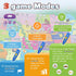 V2 Interactive Kids Map - Bilingual United States Map for Learning, Educational Talking Geography Games for Ages 3-12