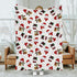 SqtmuHLuo 60x80inch Red Christmas Snowman Baby Blanket for Boys Girls Christmas Watercolor Cute Snowman Holiday Neutral