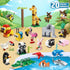 HOGOKIDS 20 Pack Animals Building Blocks - Party Favors for Kids, Easter Gifts, Goodie Bags, Classroom Prizes for Ages