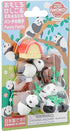 Iwako Japanese Eraser Puzzle, Kids Eraser Made in Japan (Panda Family)