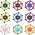 Irvotbes Easter Basket Stuffers Transformable Fidget Spinners,Funny Stress Relief Sensory Fidget Toys,Deformable Chain