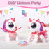 3 4 5 6 7 8 Remote Control Unicorn for Girls - Companion Pet Toys Electronic Pink Pegasus,Music and Waking Robot