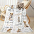 Novusopt Personalized Lion Baby Blanket with Name Custom Blankets for Kids Baby Boy