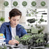 Set 284 8-12, 7 8 9 10 11 12-16 Lucky Doug STEM Building Projects Model Army Tank - Pieces STEM Project Building Toys