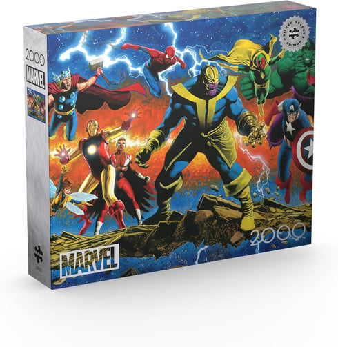 Buffalo Games Marvel Thanos Legacy #1, 2000 Piece Jigsaw Puzzle for Adults, Silver Select, Perfect for Game Nights