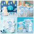36 Remuuly Pcs Baby Shower Pacifiers Necklace Bulk Acrylic Pacifiers Charm for Gender Reveal Party Favors Table Scatter
