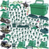 LovesTown 115PCS Army Men Playset, Military Soldier Set with Helicopter for Gifts
