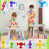 12Pcs Toddlers Suction Cup Bath Toys, Soft Sensory Suction Building Toy, Baby Starter Montessori Stocking Stuffers