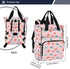 Burbuja Backpack Cute Mushrooms Diaper Bag for Women Men, Large Travel Diaper Bag Tote with Stroller Straps & Insulated