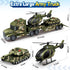 3 4 5 6 3 1 SpringFlower Army Truck Boy Toys, Vehicle Car Toy Brithday Gifts, in Extra Large Transport Truck