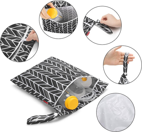 Set Damero Breast Pump Bag & Accessories with Mat