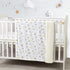 Set 2 1 1 3 Socks2 Bodysuits1 CREVENT Gift for Girls Boys -Diaper Caddy Organizer Basket with Blankets, Taggie, Lovey