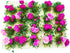 20Pcs Miniature Flower Cluster Grass Tufts for Mini Dollhouse Fairy Garden Railway Simulated Micro Landscape Model