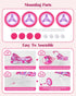 Set 12 Inch 14 Set, 3yrs+ BABESIDE Baby Doll Stroller with Baby Doll, Pcs Baby Doll Accessories, Folding Doll Pram
