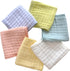 Skin,12x12 inches, 6 Pack MUKIN Baby Washcloths, Soft Absorbent Cotton Burp Cloths, Burping Cloth for Newborn Sensitive