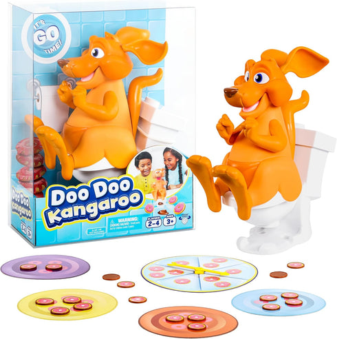 Doo Doo Kangaroo Game: Feed Him Until He's Gotta Go! Collect Donuts and Dodge Doo Doos to Win