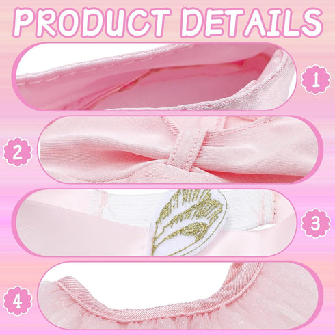 Kajaia 8 Pcs 18 Inch Doll Ballet Ballerina Outfits, Clothes & Accessories with Tutu Dance Dress