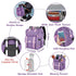 Backpack,Purple Boys,15.6inch Jiefeike Diaper Bag baby bag for Mom Dad Girls baby girl diaper bag with Insulated