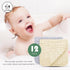100% 20''x10'' Items(12 Pack Spotted Play Muslin Burp Cloths Cotton Large Extra Soft and Absorbent Baby Wash Cloths