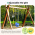 Swingset DECORLIFE Toddler Swing Seat, Outdoor Baby Swing with Coated Chains, Heavy Duty High Back Full Bucket Swing