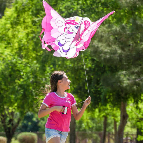 JOYIN 43.3'' GIANT Unicorn Kite, Easy to Fly Huge Kites for Kids and Adults with 262.5 ft String